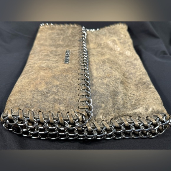 Michael Kors Vintage Tan Leather Chelsea Medium Messenger bag - Great Condition - Picture 15 of 16